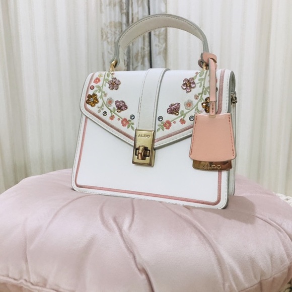 Aldo Floral Embellished Bag - Picture 7 of 14